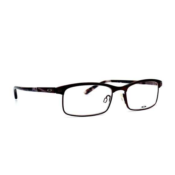 100% AUTHENTIC OAKLEY TAHED OX3182-0349 CABERNET EYEGLASSES FRAME NEW - Picture 1 of 10